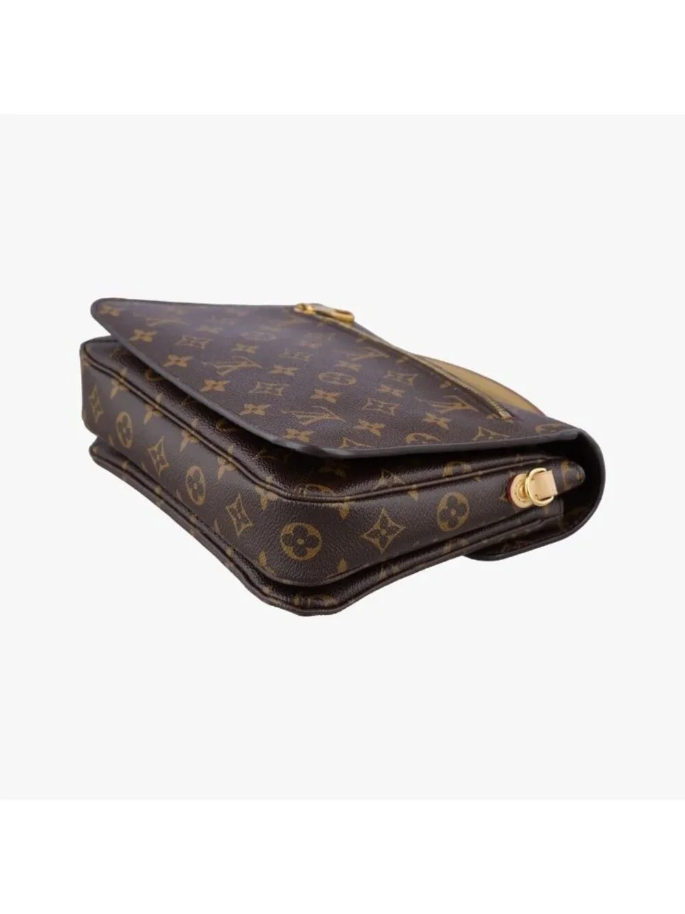 Louis Vuitton Pochette Metis MM Monogram Brown Canvas Handbag